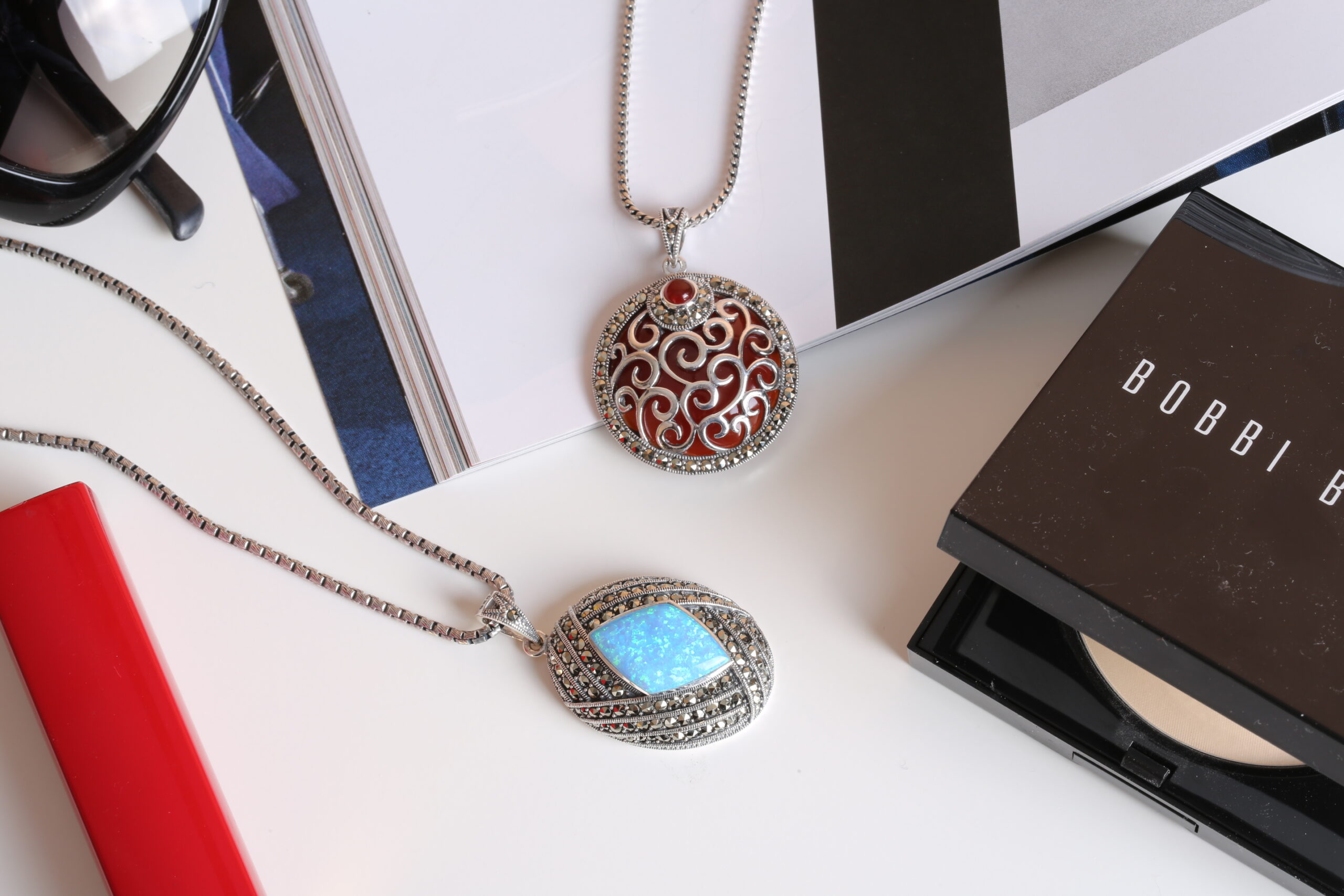 Durable Marcasite Pendants