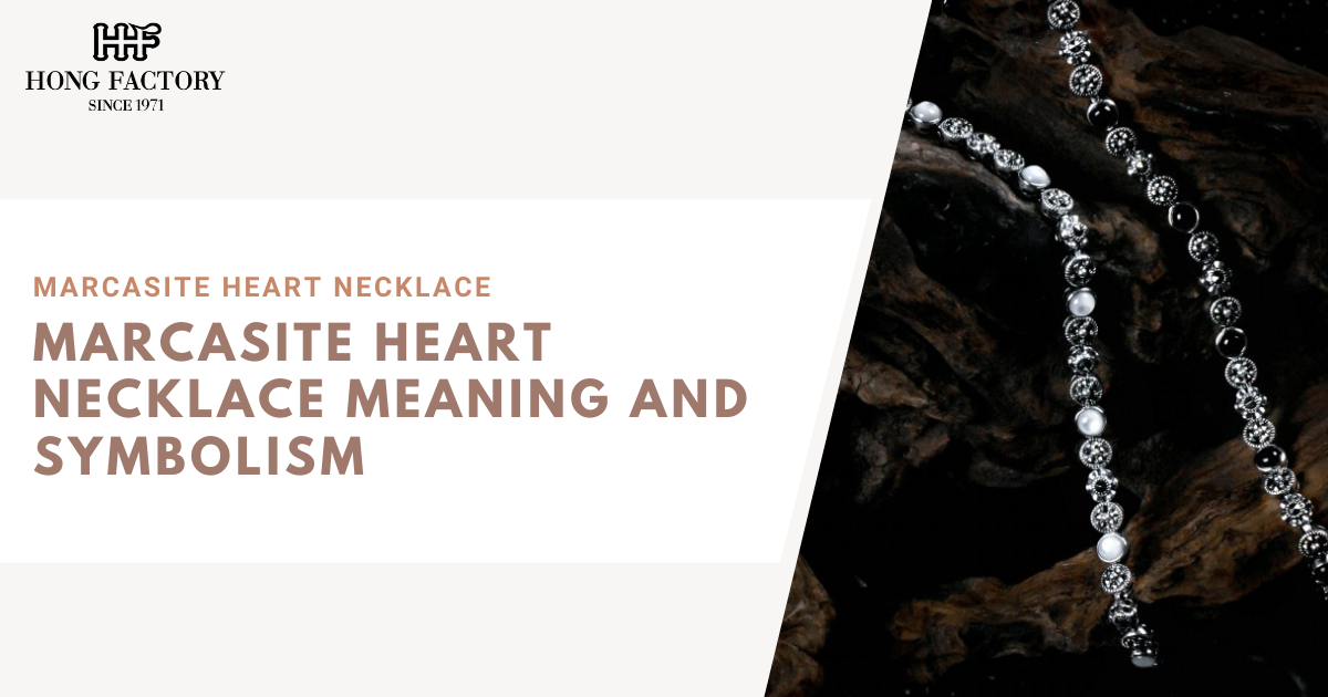 Marcasite Heart Necklace