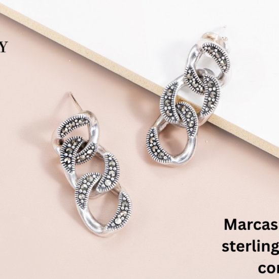 Marcasite Jewelry vs sterling silver jewelry comparison