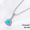 Emerald Silver Necklace Set Ideas for Gifting