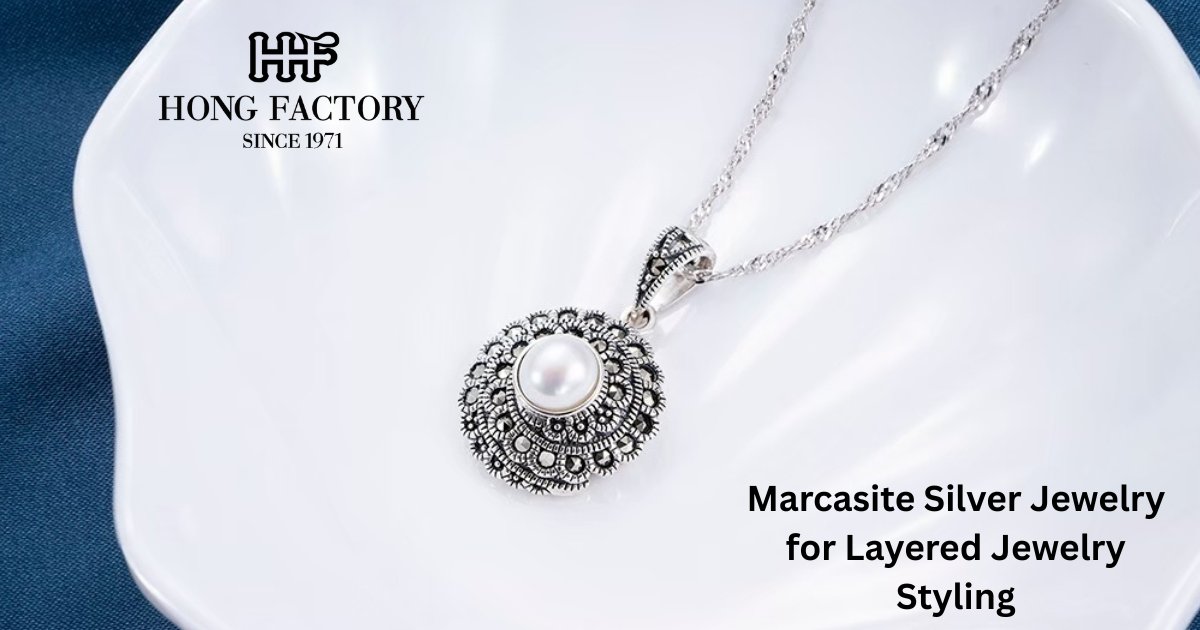 Marcasite Silver Jewelry for Layered Jewelry Styling