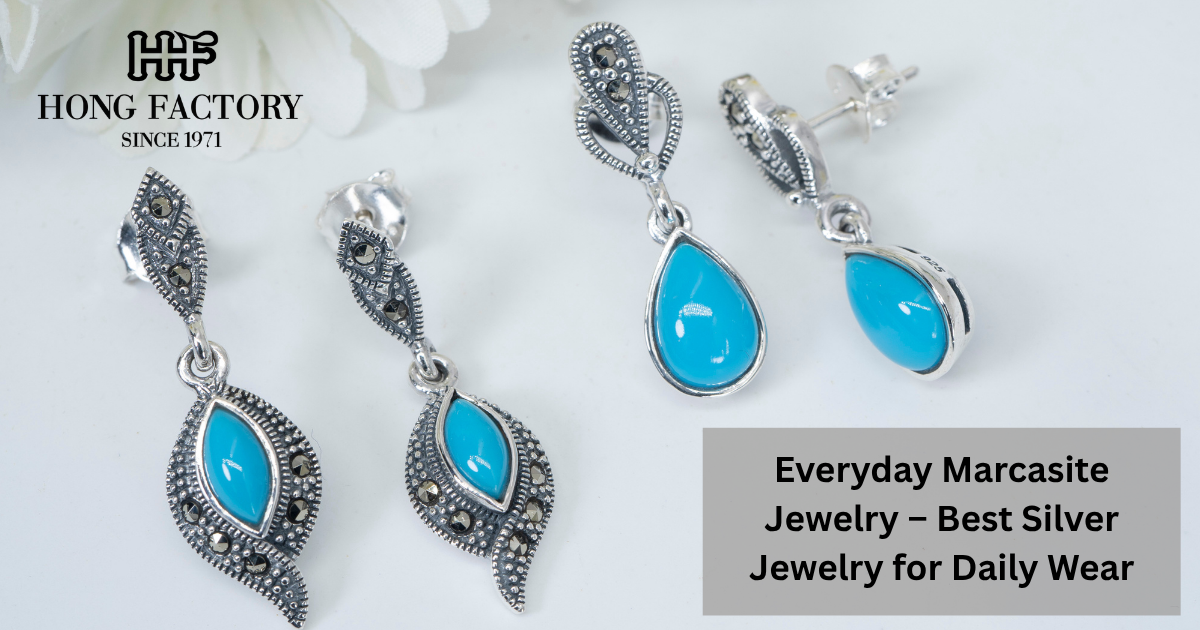 Everyday Marcasite Jewelry – Best Silver Jewelry for Daily Wear