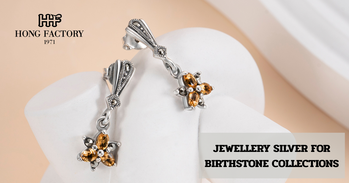 JEWELLERY SILVER FOR BIRTHSTONE COLLECTIONS