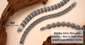 Sterling Silver Marcasite Jewelry – How to Style Silver Jewelry with Modern Outfits