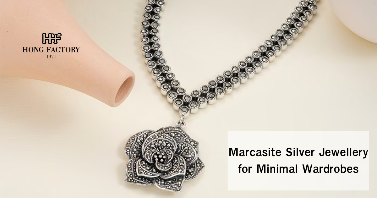 Marcasite Silver Jewellery for Minimal Wardrobes
