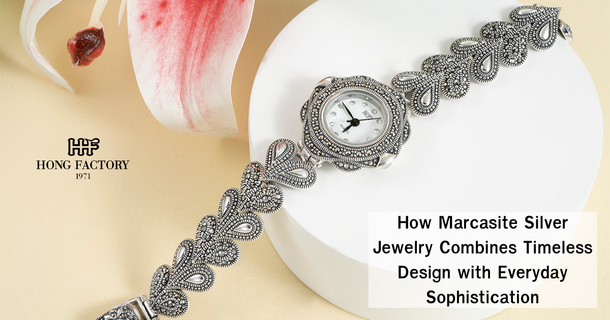 How Marcasite Silver Jewelry Combines Timeless Design with Everyday Sophistication